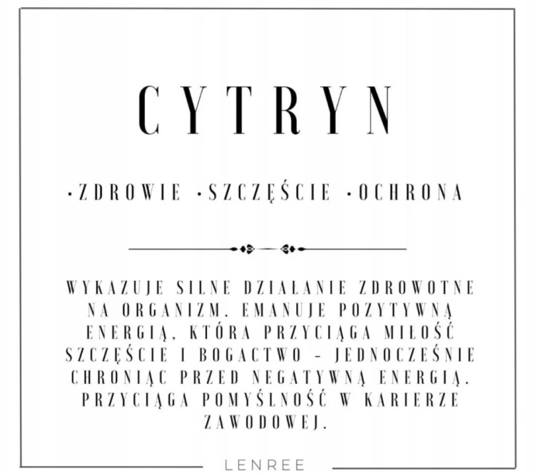 Pierścionek CYTRYN Kamień Naturalny Surowy Regulowany Złoty LENREE