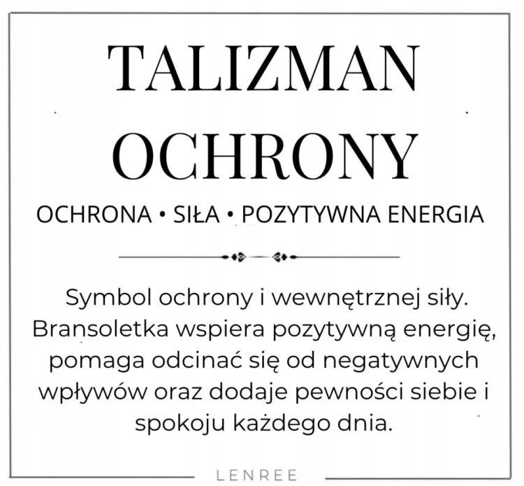 Bransoletka KONICZYNA talizman szczęścia ochrony LENREE
