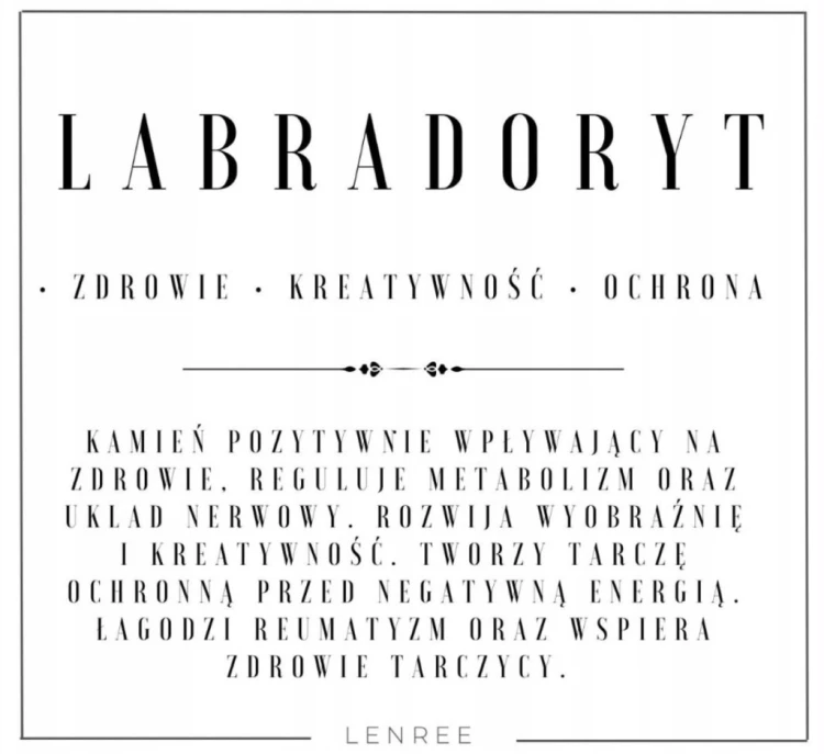 Kolczyki LABRADORYT Naturalny Kamień Serce Złote LENREE