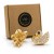 Kolczyki Łabędzie Stal Złote Cyrkonie Sztyfty LENREE