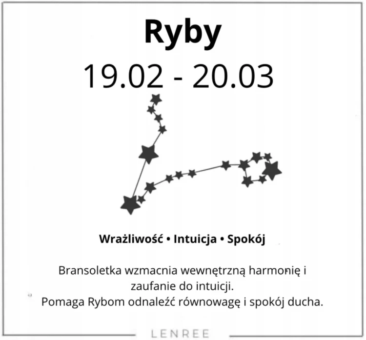 Bransoletka RYBY KWARC RÓŻOWY CYTRYN KAMIEŃ KSIĘŻYCOWY LENREE