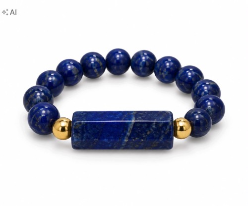 Pierścionek LAPIS LAZULI Mądrość Harmonia LENREE