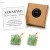 Kolczyki SZMARAGD Platerowane 14K Złotem LENREE