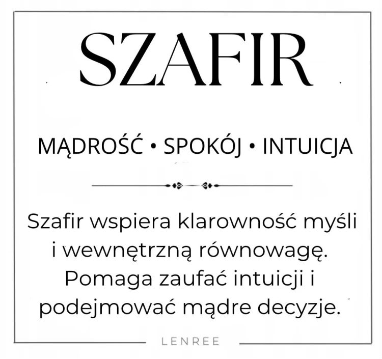 Kolczyki SZAFIR Platerowane 14K Złotem LENREE